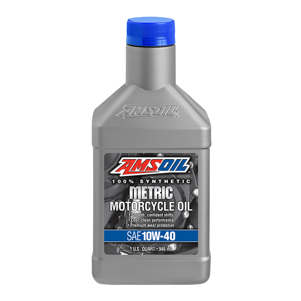 AMSOIL 10W40 100% SYNTHETIC 4T PERFORMANCE MOTORCYCLE OIL